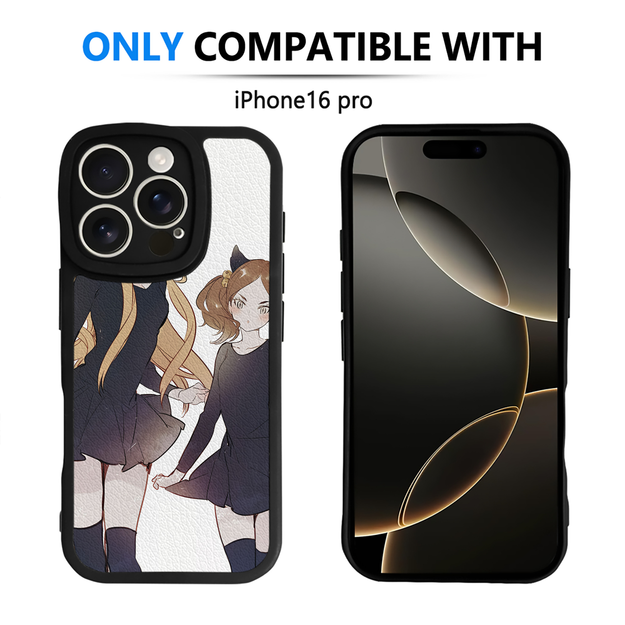 （画像用） ハイキュー!! Haikyu!! 【iPhone 16シリーズ対応】シリコンスマホケース（レザー調） 材質：シリコン